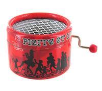 Round Hand-cranked Musical Box/Music Box Made of Reinforced Cardboard on The Theme of Peter and The Wolf with 18-Note Musical Mechanism - Peter and The Wolf - Peter's Theme (S. Prokofiev)