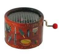 Round hand-cranked musical box / music box made of reinforced cardboard - Star wars - Main theme (John Williams)