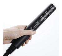 Round Handheld Shower Head Set with 1.5M Hose, High Pressure Handheld Showerhead Set with 2 Mode Water, Universal Handheld Shower Sprayer,Black