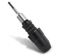 Round Handle Five Flute Connecting Rod Adapter for Rotary Hammer Drills and Demolition Hammers Compatible with Concrete and Masonry Applications