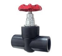 Round Handle Water Shut Off Valve, Multi-Purpose Leakproof High Check Valve for Cold Water Supply Lines, Large Diameter Quick Connect Design- DN20