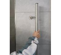 Round Handrail Safety Grab Bars for Stairs - Ideal for Kids, Elderly, and Handicap, Indoor/Outdoor Use for Steps, Porch, Apartments, Hospitals, Schools, Commercial Spaces