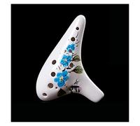 Round Head 12-hole Alto C Tone Ceramic Ocarina Hand-painted 12-hole AC Student Ocarina Musical Instrument ocarina instrument (4)