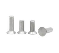 Round Head Solid Rivets, GB869 Countersunk Head Rivets Aluminum Solid Rivet M2 .5 M3 M4 M5 M6 M8 Pack of 205