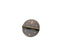 Round Hinge Black Bronze Chinese Antique Hinge Mahogany Chinese Furniture Wardrobe Shoe Cabinet Door Surface(40mm-1)