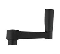 Round Hole Crank Handle for Hand Crank Generator, Reinforced Nylon and Carbon Steel Mechanical Equipment Grip, Ergonomic Manual Power Tool Shaft, 8-16mm(10mm)