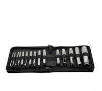 Round Hole Puncher Set 12PC Black Steel 3-25mm(15 Pcs (3-25mm))