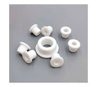 Round Hollow Silicone Rubber Grommet Hole Plug Wire Cable Wiring Protect Bushes O-rings Sealed Gasket,White,12mm(Bore 7.5mm)5pcs