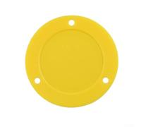 Round Horizontal Bubble Level 49mm x 9mm with 60' Accuracy for Mini for Bullseye Level Use on Boats Caravans Scaffolding Pool Tables and Cake Stands(Yellow Shell Cross Green Water)