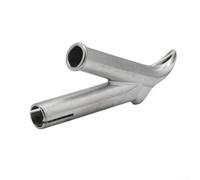 Round Hot Air Welding Nozzle 5mm/6mm/8mm Metal Tip for Stainless Steel PP PE PVC PC Plastic Welding Machine Accessories Silver 1 Pc(7mm)
