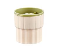 Round Ice Maker Silicone with Lid for Whiskey and Cocktails Easy Release Spheres (B, 7.2X7.2cm)