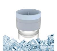 Round Ice Mold,Stackable ICY Maker | Stackable Ice Ball Mold for Cocktail, Coffee, Beverage, Home, Party, Travel, Fridge, Drinks