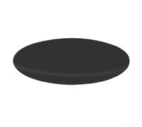 Round Inflatable Pool Cover for Above Ground Swimming Pools, 210D Heavy Duty Black Dust Debris Shield with Rain Drainage Holes, Windproof Outdoor Winter Tarp(183cm)