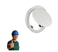 Round Inspection Access Panel 5”-18”, Flush Mount White Metal Cover Plate, Spring Loaded Push Open Hatch for Drywall Wall Ceiling, Utility Plumbing Hole Door Cover(F,450mm/18")