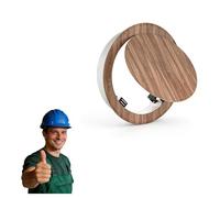 Round Inspection Access Panel 5”-18”, Flush Mount White Metal Cover Plate, Spring Loaded Push Open Hatch for Drywall Wall Ceiling, Utility Plumbing Hole Door Cover(C,250mm/10")