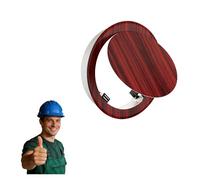 Round Inspection Access Panel 5”-18”, Flush Mount White Metal Cover Plate, Spring Loaded Push Open Hatch for Drywall Wall Ceiling, Utility Plumbing Hole Door Cover(G,150mm/6")