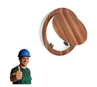 Round Inspection Access Panel 5”-18”, Flush Mount White Metal Cover Plate, Spring Loaded Push Open Hatch for Drywall Wall Ceiling, Utility Plumbing Hole Door Cover(E,150mm/6")