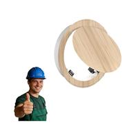 Round Inspection Access Panel 5”-18”, Flush Mount White Metal Cover Plate, Spring Loaded Push Open Hatch for Drywall Wall Ceiling, Utility Plumbing Hole Door Cover(A,300mm/12")