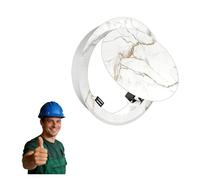 Round Inspection Access Panel 5”-18”, Flush Mount White Metal Cover Plate, Spring Loaded Push Open Hatch for Drywall Wall Ceiling, Utility Plumbing Hole Door Cover(H,450mm/18")