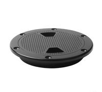 Round Inspection Hatch with Non Slip Design for Marine Applications on Boats Yachts Constructed from Solid ABS Material (4IN)