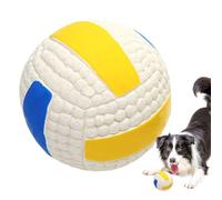 Round Interactive Football Toy - Latex 9.5cm Puppy Football Good Durability | Reduce Destructive Behavior of Squeaky Dog Balls Chew Toy