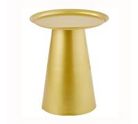 Round Iron Coffee Table Modern Style Accent Table for Living Room Nightstand or Balcony - Casual Side Table 40x50cm Color B Perfect for Home Decor