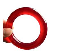 Round Jade Bangle Bracelet for Women Feng Shui Good Luck Wealth Bracelet Fashion Jade Stone Bangle for Woman Mother Birthday Gift Wedding