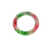 Round Jade Bangle Bracelet for Women Feng Shui Good Luck Wealth Bracelet Fashion Jade Stone Bangle for Woman Mother Birthday Gift Wedding