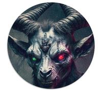 Round Jigsaw Puzzle 1000 Pieces The Devil Eyes Jigsaw Puzzles for Adults Ideal for Home & Office Decor, for Birthday (67.5x67.5cm)