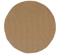 Round Jute Area Rug Natural Brown Ø210cm Handmade Indoor Rustic Texture EcoJute