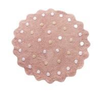 Round Kids Play Rug Nursery Area Rug,Room Decor,Kid Play Mat,Soft Crawling Play Mat for Dorm Classroom Nursery Room, Pink