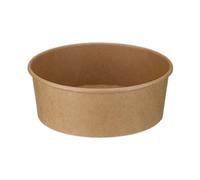 Round Kraft Bowl PE Lined 1300ml Kraft (Pack of 300) D48003