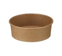 Round Kraft Bowl PE Lined 500ml Kraft (Pack of 300) D48000