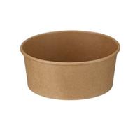 Round Kraft Bowl PE Lined 750ml Kraft (Pack of 300) D48001