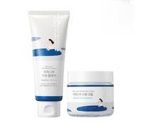 ROUND LAB Birch Juice Cleanser & Moisturising Cream Set for Sensitive Skin