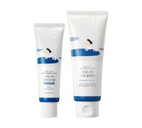 ROUND LAB Birch Juice Moisturising Cleanser & Sunscreen Set, Gentle Daily Cleanse and UV Protection, For Sensitive Skin