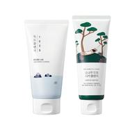 ROUND LAB Dokdo Cleanser 150ml & Pine Calming Cleanser 150ml Set for Sensitive Skin