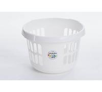 Round Laundry Basket Colour White by WHAM by WHAM