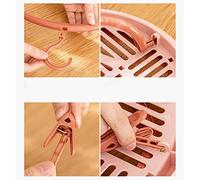 Round Laundry Hanger, Round Sock Dryer Made of Sock Dryer with Strong Tension and Clips for Bathroom Plastic Round Clothes Hanger for Towels