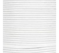 Round Leather Cord | 2MM | 30 FT (10 Yards) | White
