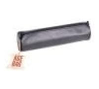 Clairefontaine 77016C - Collection Age Bag - One Round Genuine Black Lambskin Leather Case - Dimensions: 21 cm x 6 cm - Manufactured in France - Organisation