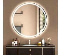 Round LED Bathroom Mirror 60cm Anti Fog Light