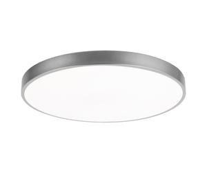 Round LED Ceiling Lamp Warm White Light 3000K IP20 Modern Black / Silver 36W HQ