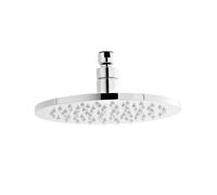 Round LED Fixed Shower Head, 200mm - Chrome