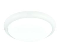 Round LED Flush Ceiling Light 15W Colour Changing White Gloss Indoor Bulkhead