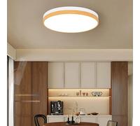 Round LED Flush Mount Ceiling Light Modern Ceiling Lamp Dimmable 2700K-6500K Ceiling Lights with Remote Control Ceiling Lighting for Kitchen Bedroom Living Room