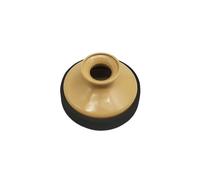Round Light-weight ABS Mute Silencer Alto Saxophone Mute Mini Sax Silencer Musical Buffer Woodwind Instrument (Color : Light Yellow, Size : A)