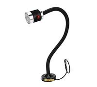 Round Magnetic Base swan Neck Light Industrial LED CNC Machine Tool Lathe Work lamp AC220V (5W)