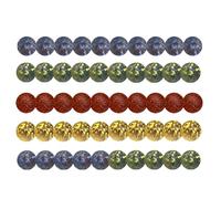 Round Marble Beads, Artistic Colored Marble,Handmade Mixed Colors Marble Decor | Chinese Checkers Set, Marble Stone for Vases, Fish Tanks, Table