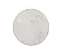 Round Marble Chakla Board 26cm Marble Rolling Board for Chapati Roti Paratha Pizza Dough Cheese Board Serving Platter Fruit Charcuterie Board with Anti-Slip Rubber Feet White Marble
